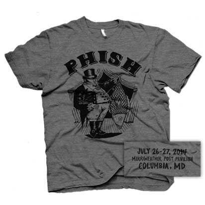 phish rush shirt